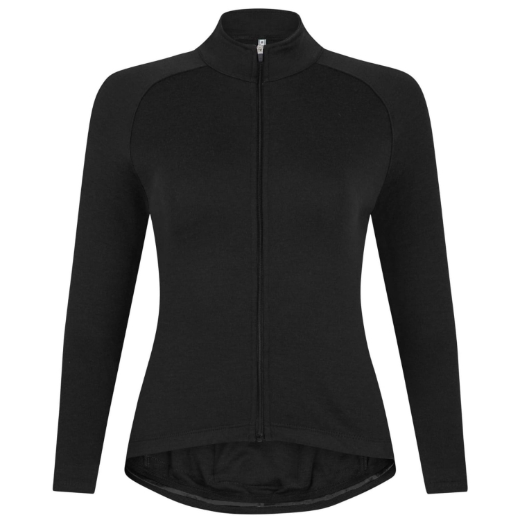 Bluza kolarska damska Merino czarna 1.jpg